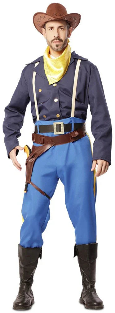 Disfraz de Capitán del Séptimo de Caballería para Hombre Vaquero EuroCarnavales